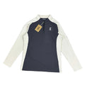 On Cloud Zip Pullover Grey & White